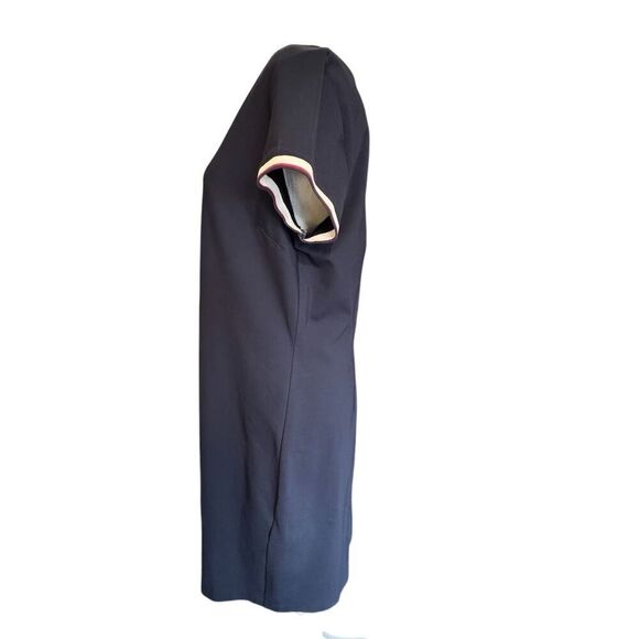 Brooks Brothers Women's Sheath Dress Size 14 Midi Short Sleeve Red White Blue - Picture 3 of 11